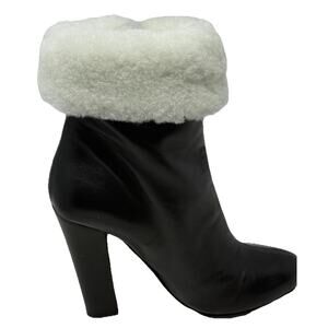 Giuseppe black leather ankle boots 36.5 6.5